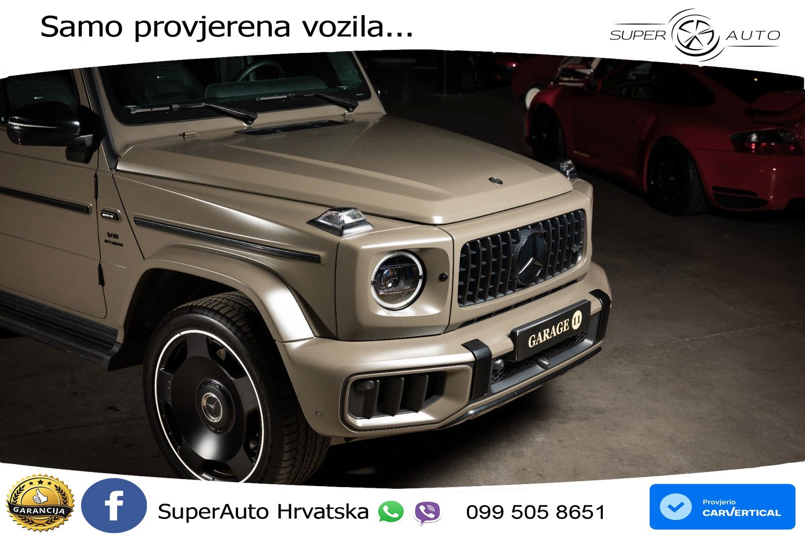 Mercedes AMG G 63 Long V8 (585 KS) 4MATIC 9G-TRONIC AMG SPEEDSHIFT TCT Manufaktur LED+GR SJED+ACC