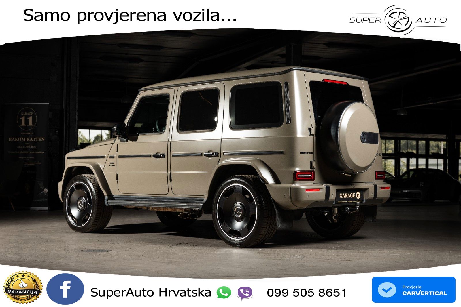 Mercedes AMG G 63 Long V8 (585 KS) 4MATIC 9G-TRONIC AMG SPEEDSHIFT TCT Manufaktur LED+GR SJED+ACC