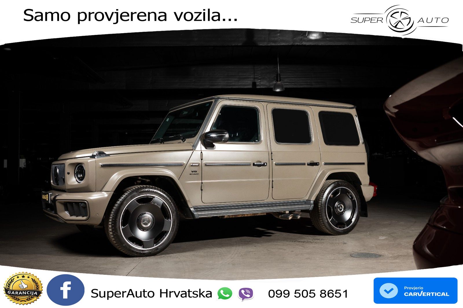 Mercedes AMG G 63 Long V8 (585 KS) 4MATIC 9G-TRONIC AMG SPEEDSHIFT TCT Manufaktur LED+GR SJED+ACC