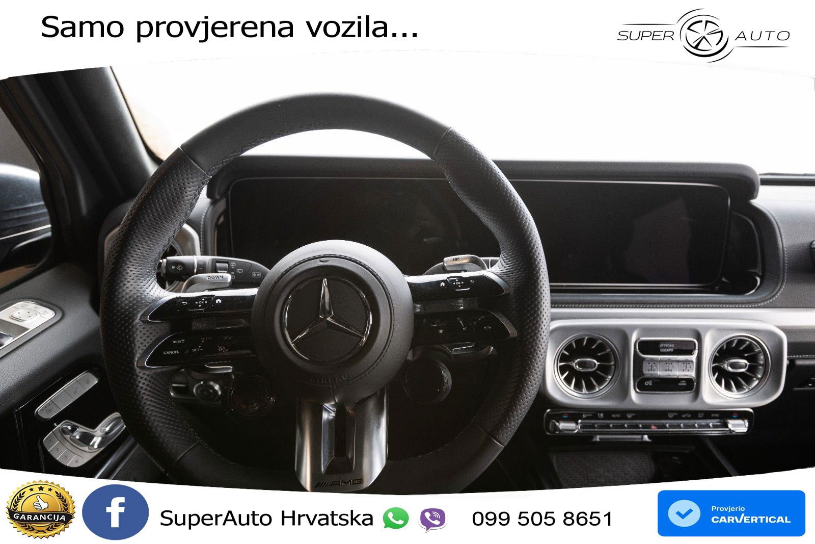 Mercedes AMG G 63 Long V8 (585 KS) 4MATIC 9G-TRONIC AMG SPEEDSHIFT TCT Manufaktur LED+GR SJED+ACC