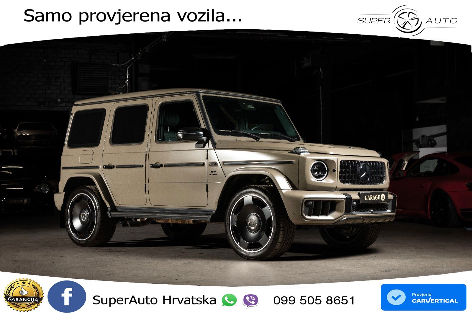 Mercedes AMG G 63 Long V8 (585 KS) 4MATIC 9G-TRONIC AMG SPEEDSHIFT TCT Manufaktur LED+GR SJED+ACC