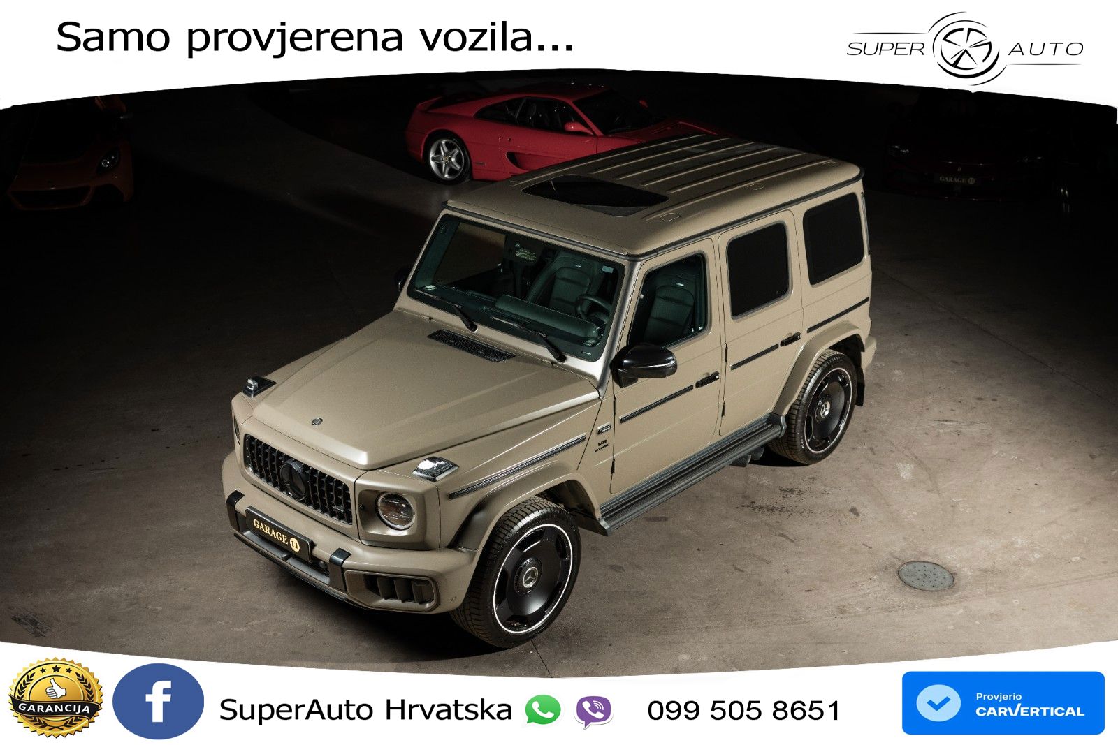 Mercedes AMG G 63 Long V8 (585 KS) 4MATIC 9G-TRONIC AMG SPEEDSHIFT TCT Manufaktur LED+GR SJED+ACC