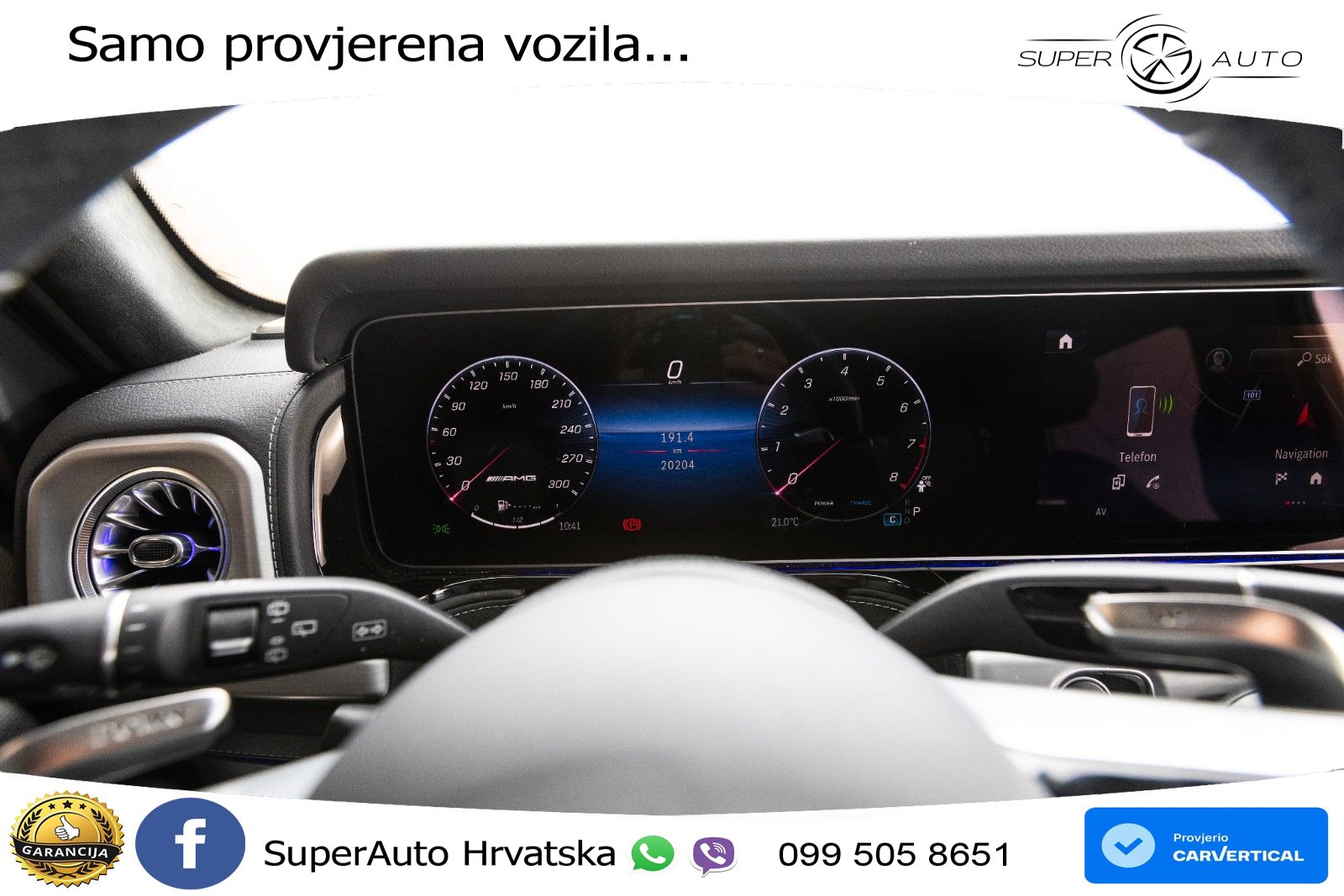 Mercedes AMG G 63 Long V8 (585 KS) 4MATIC 9G-TRONIC AMG SPEEDSHIFT TCT Manufaktur LED+GR SJED+ACC