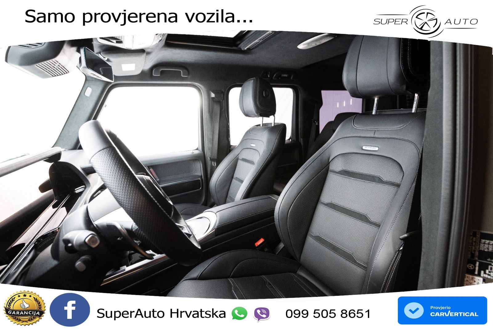 Mercedes AMG G 63 Long V8 (585 KS) 4MATIC 9G-TRONIC AMG SPEEDSHIFT TCT Manufaktur LED+GR SJED+ACC