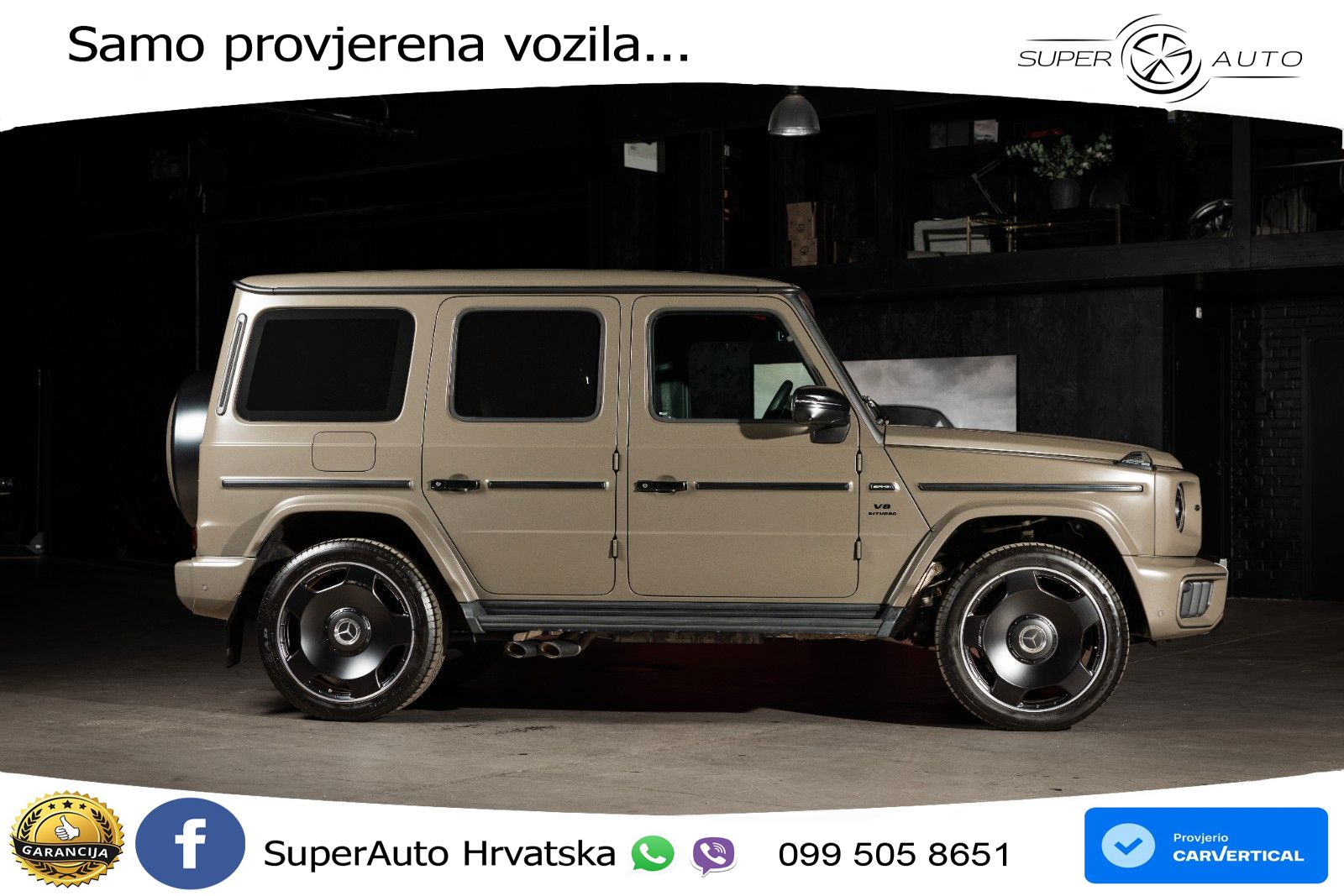 Mercedes AMG G 63 Long V8 (585 KS) 4MATIC 9G-TRONIC AMG SPEEDSHIFT TCT Manufaktur LED+GR SJED+ACC