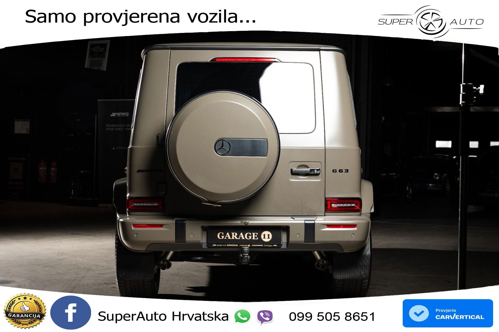 Mercedes AMG G 63 Long V8 (585 KS) 4MATIC 9G-TRONIC AMG SPEEDSHIFT TCT Manufaktur LED+GR SJED+ACC