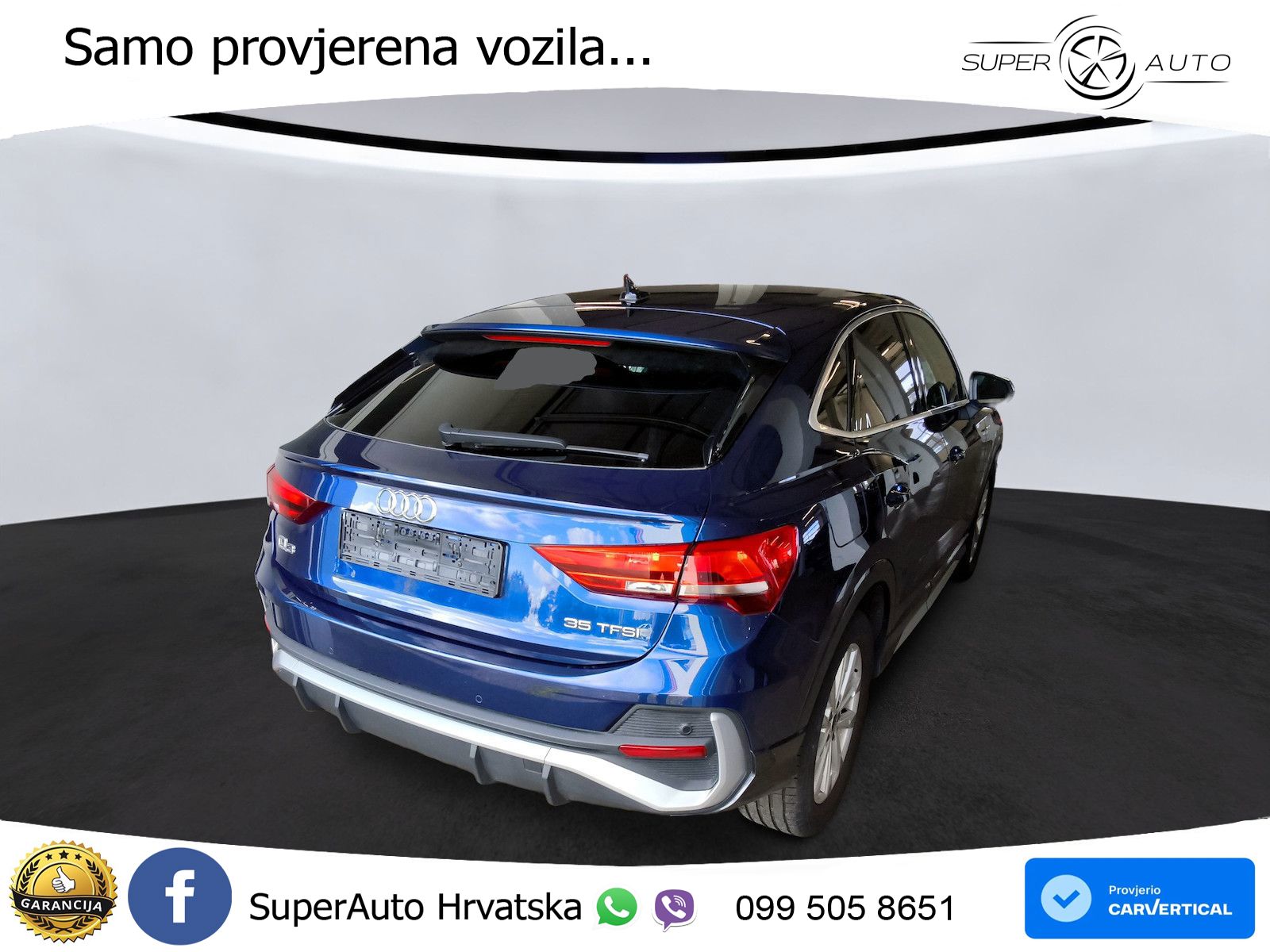Audi Q3 Sportback 35 TFSI (150 KS) S tronic S line LED+GR SJED+ACC
