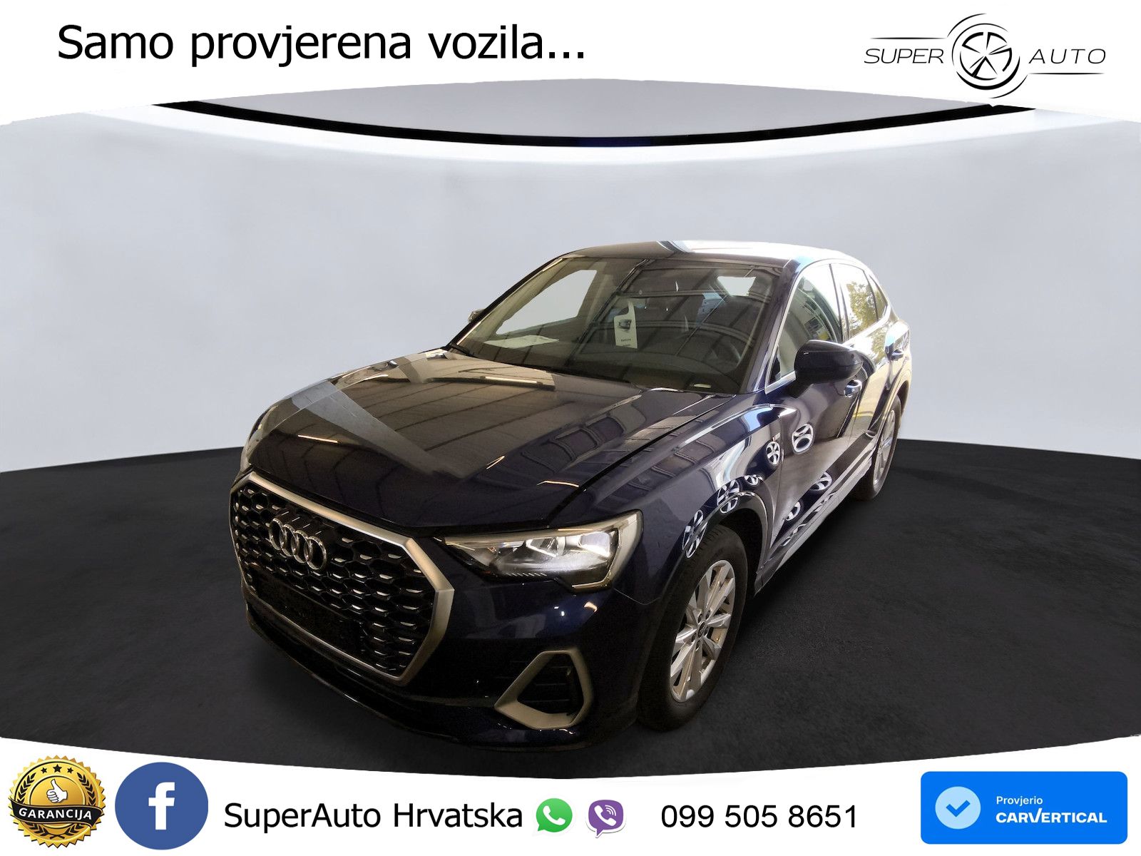 Audi Q3 Sportback 35 TFSI (150 KS) S tronic S line LED+GR SJED+ACC