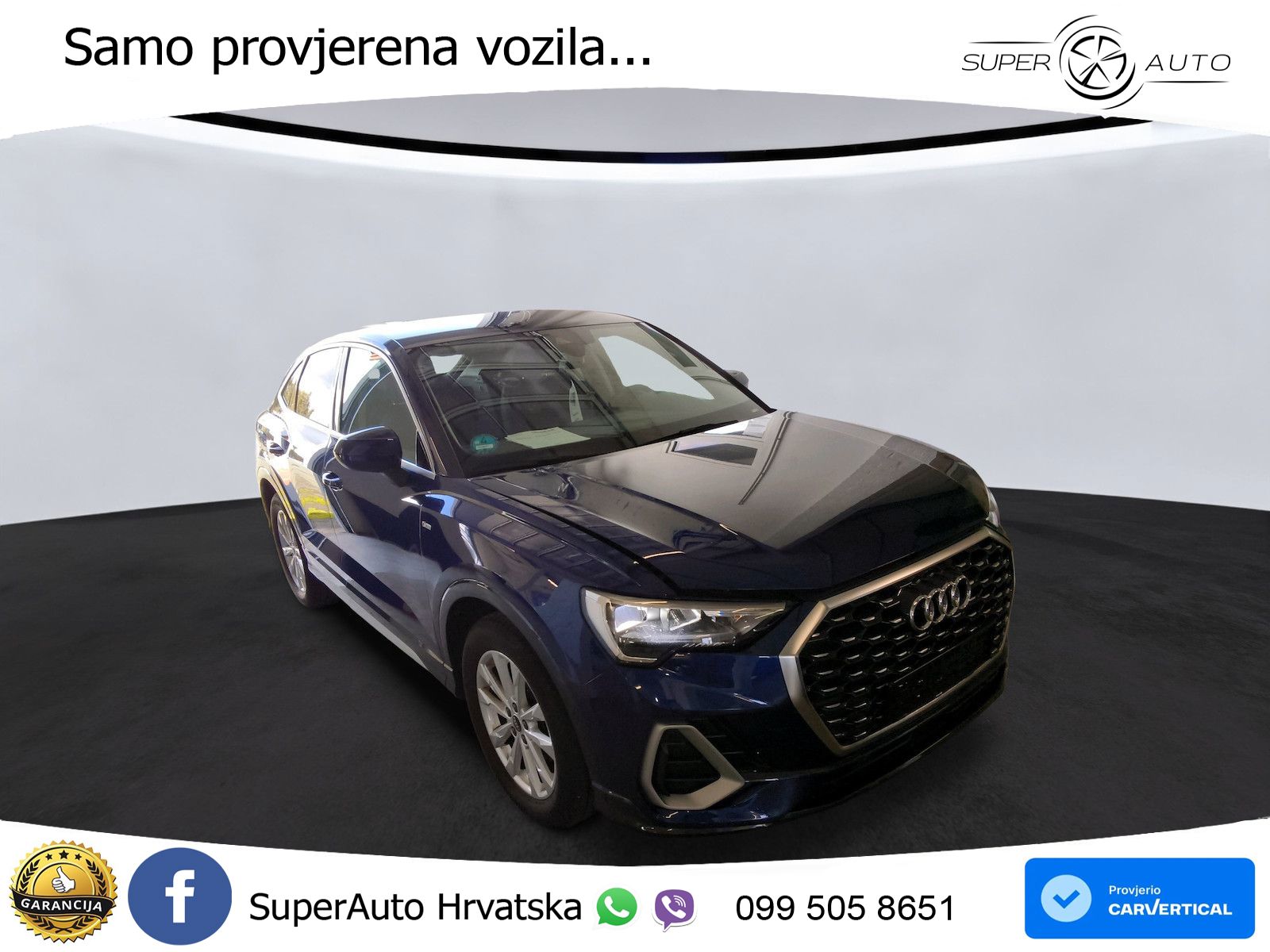 Audi Q3 Sportback 35 TFSI (150 KS) S tronic S line LED+GR SJED+ACC