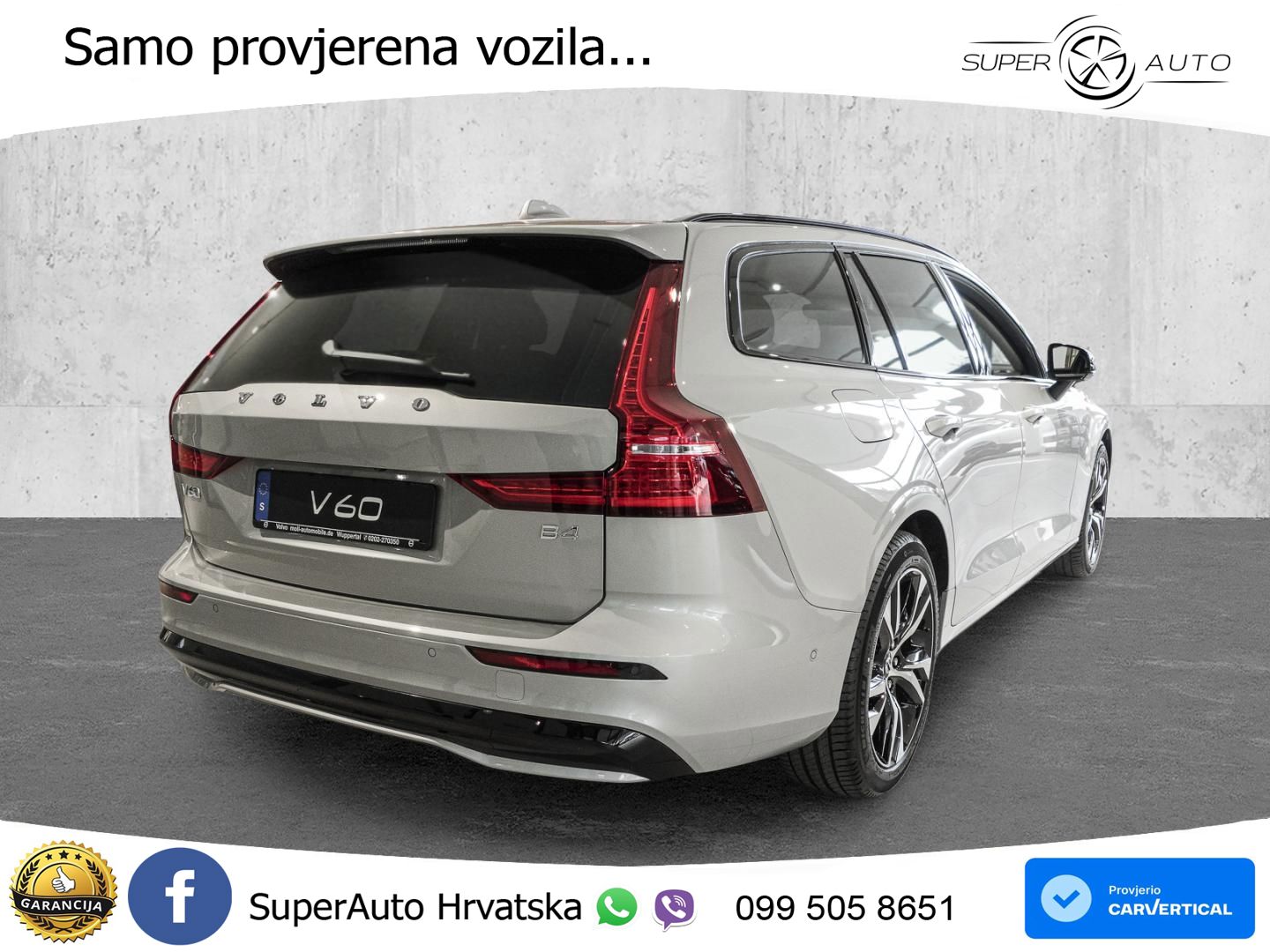 Volvo V60 2.0 B4 Benzin DCT LED+GR SJED+ACC
