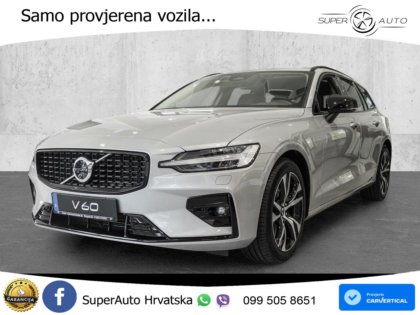 Volvo V60 2.0 B4 Benzin DCT LED+GR SJED+ACC