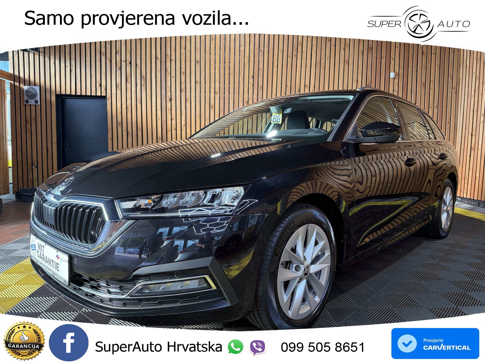 Škoda Octavia Combi 2.0 TDI (150 KS) DSG LED+GR SJED+ACC