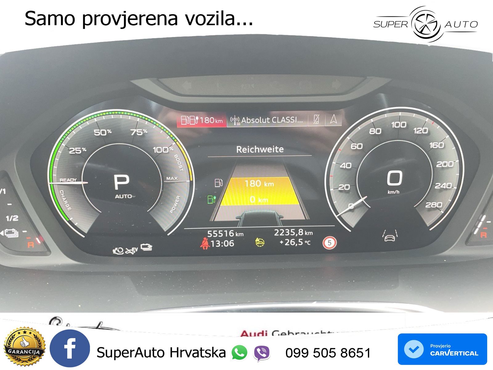 Audi Q3 45 TFSIe (245 KS) S tronic LED+GR SJED+ACC
