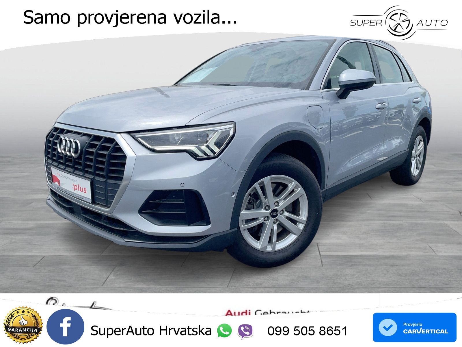 Audi Q3 45 TFSIe (245 KS) S tronic LED+GR SJED+ACC