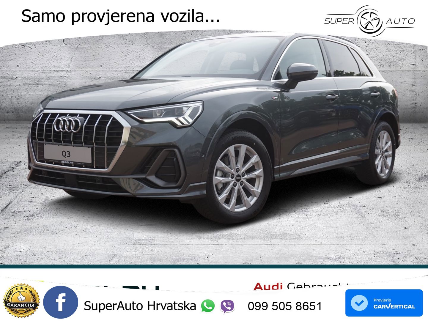 Audi Q3 35 TFSI (150 KS) S tronic S line LED+GR SJED+ACC