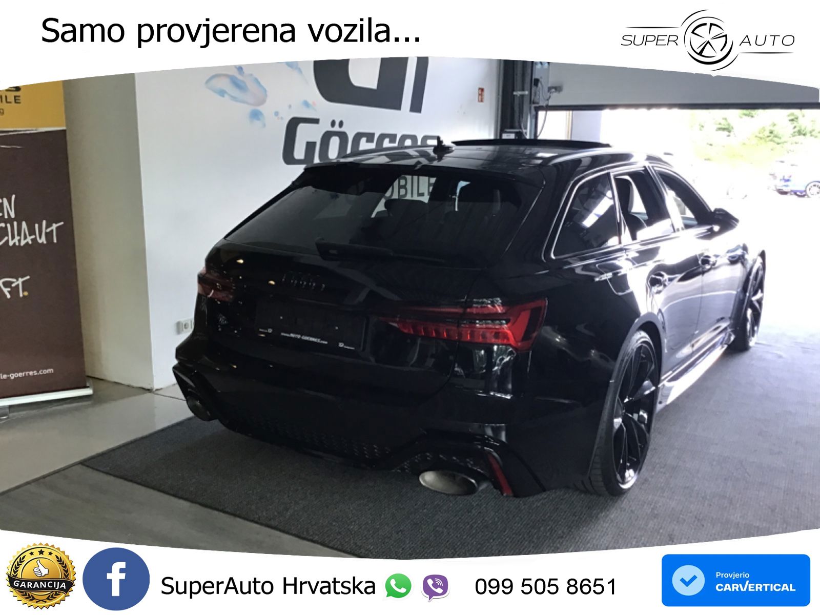 Audi RS6 Avant 4.0 TFSI V8 performance (630 KS)  quattro tiptronic LED+GR SJED+ACC