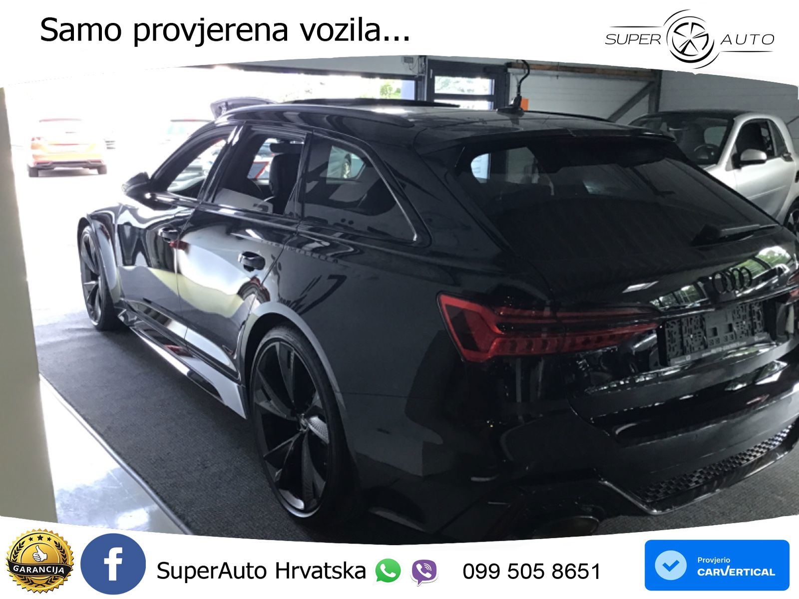 Audi RS6 Avant 4.0 TFSI V8 performance (630 KS)  quattro tiptronic LED+GR SJED+ACC