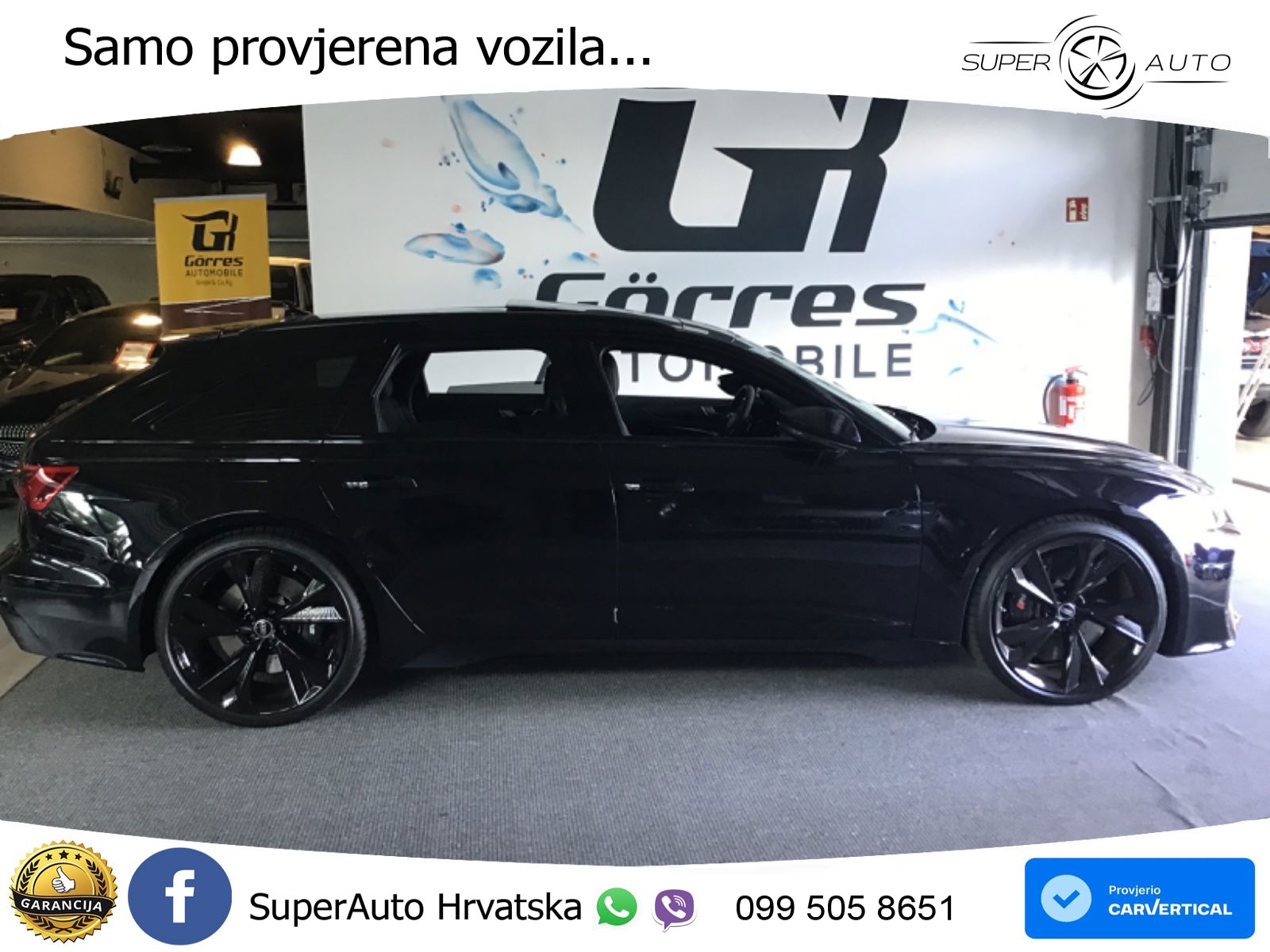 Audi RS6 Avant 4.0 TFSI V8 performance (630 KS)  quattro tiptronic LED+GR SJED+ACC