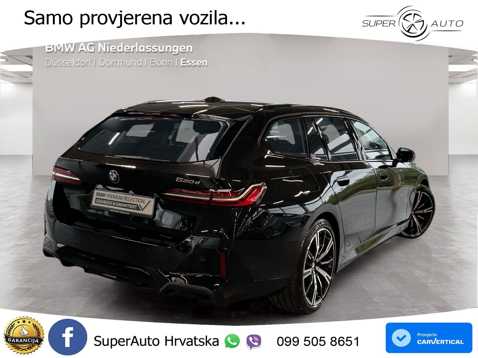 BMW 520d Touring (197 KS) Steptronic M Sport LED+GR SJED+ACC