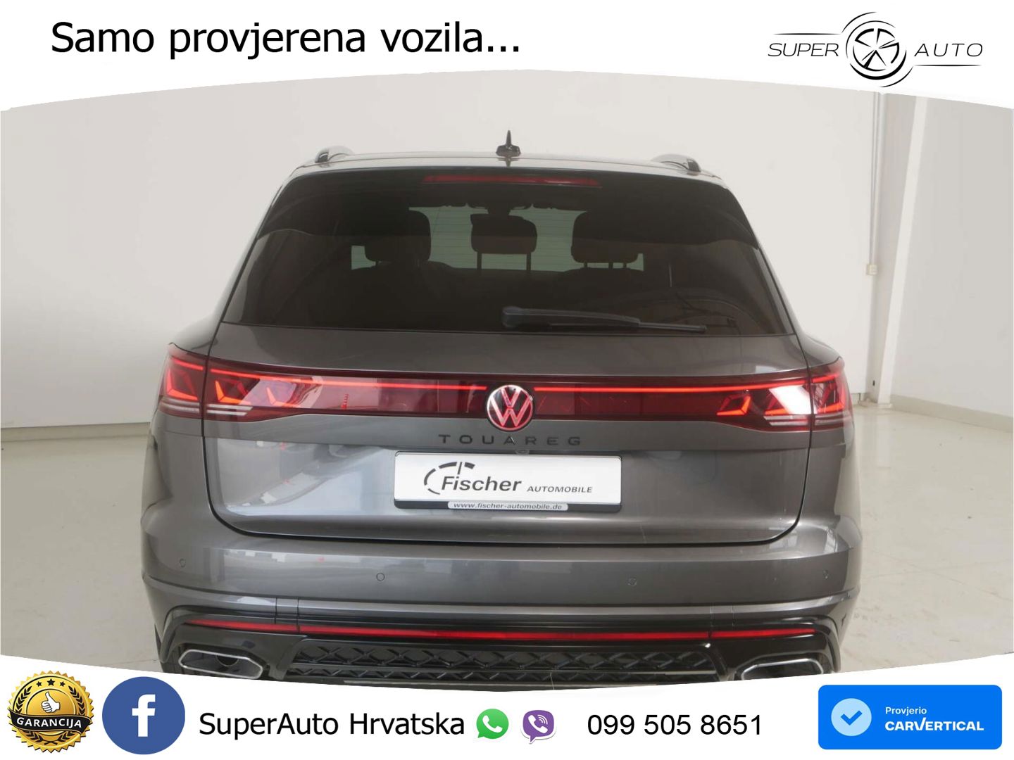 Volkswagen Touareg 3.0 V6 TDI (286 KS) 4MOTION Tiptronic ZRAČNI+ACC+GR SJED+KAM+PANO