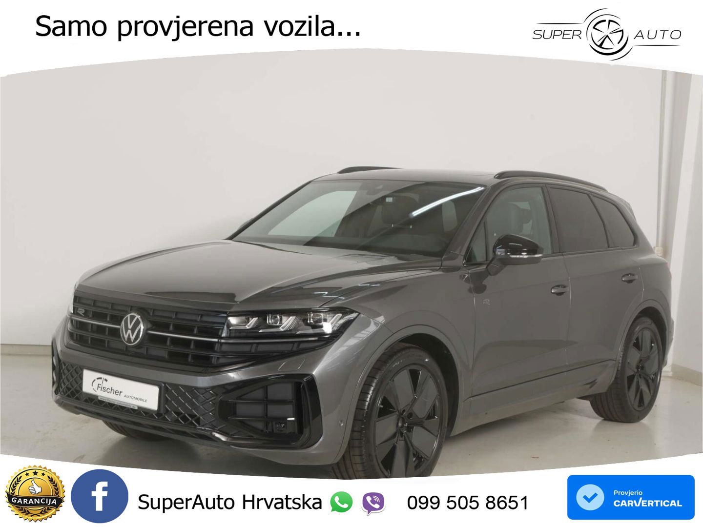 Volkswagen Touareg 3.0 V6 TDI (286 KS) 4MOTION Tiptronic ZRAČNI+ACC+GR SJED+KAM+PANO