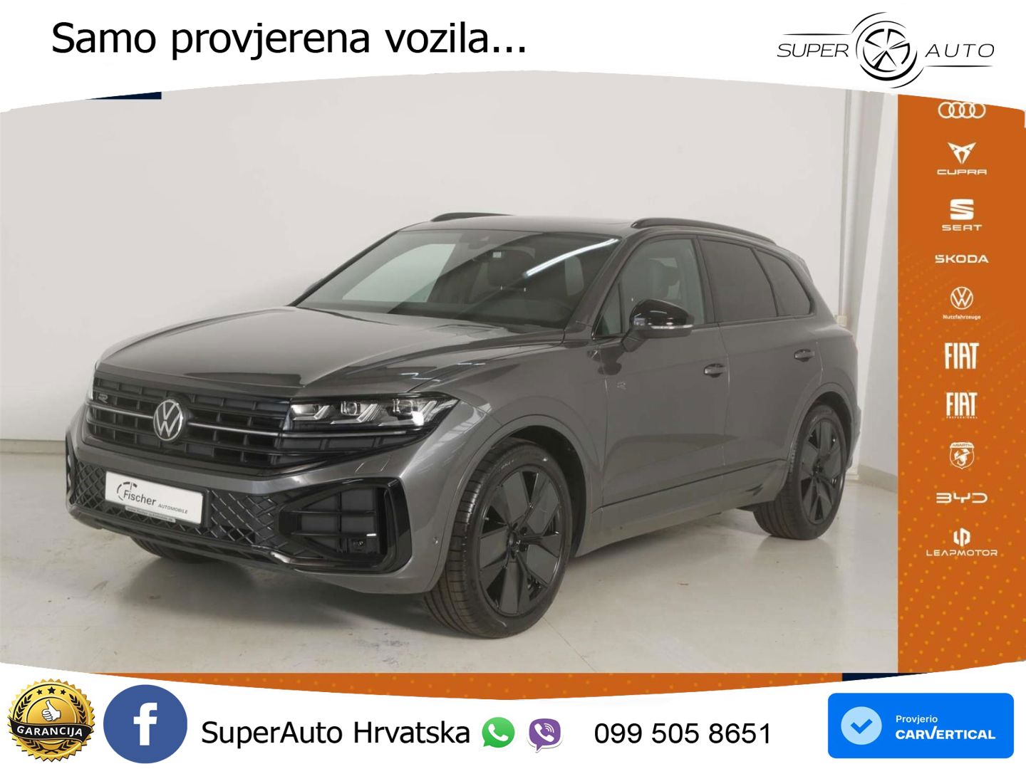 Volkswagen Touareg 3.0 V6 TDI (286 KS) 4MOTION Tiptronic ZRAČNI+ACC+GR SJED+KAM+PANO