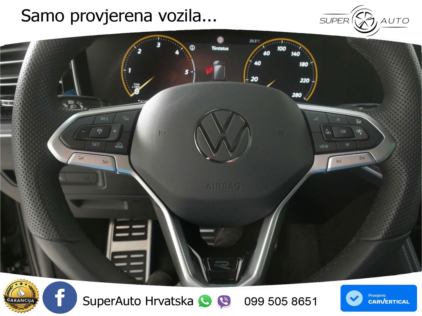 Volkswagen Touareg 3.0 V6 TDI (286 KS) 4MOTION Tiptronic ZRAČNI+ACC+GR SJED+KAM+PANO
