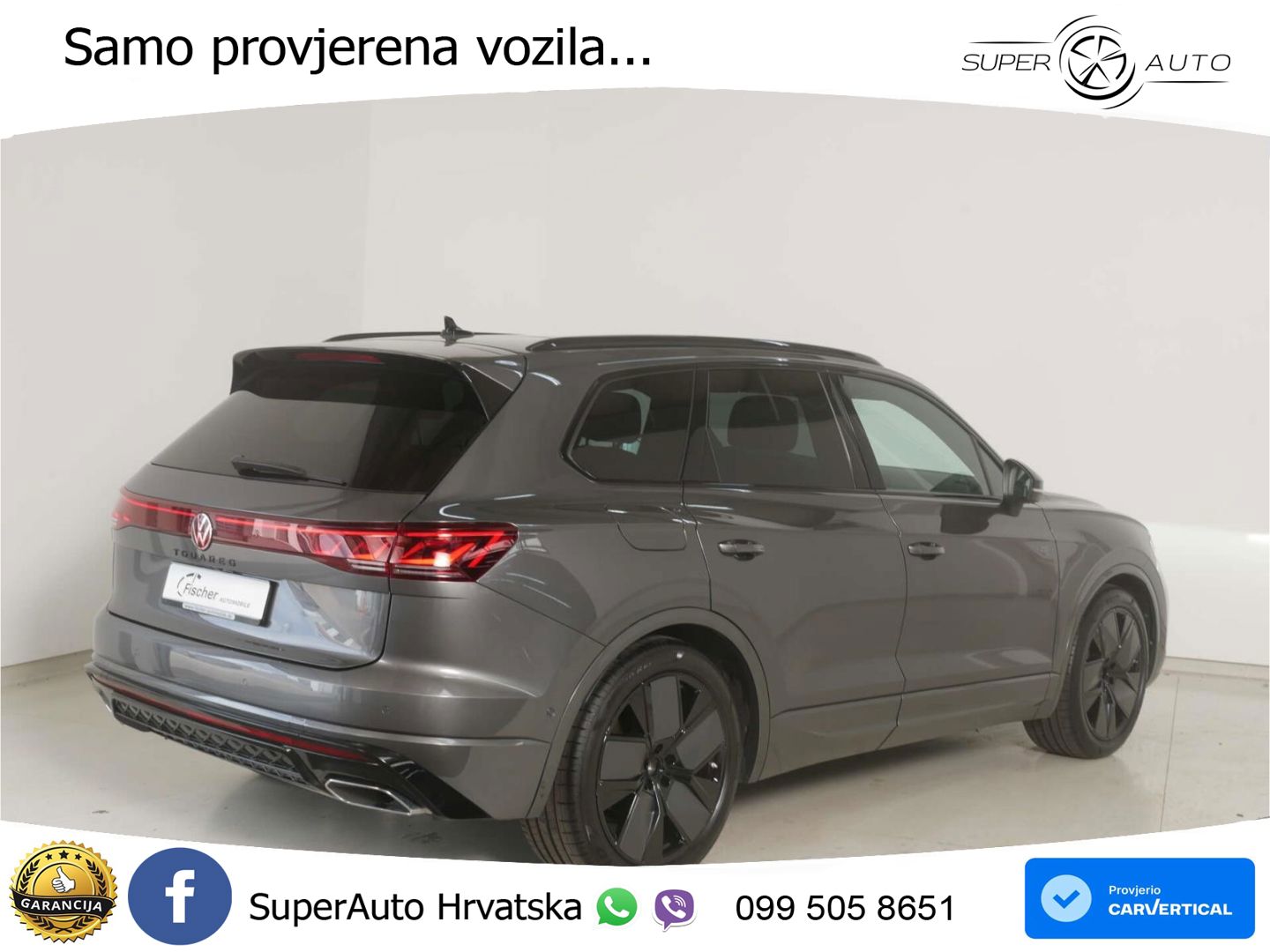 Volkswagen Touareg 3.0 V6 TDI (286 KS) 4MOTION Tiptronic ZRAČNI+ACC+GR SJED+KAM+PANO