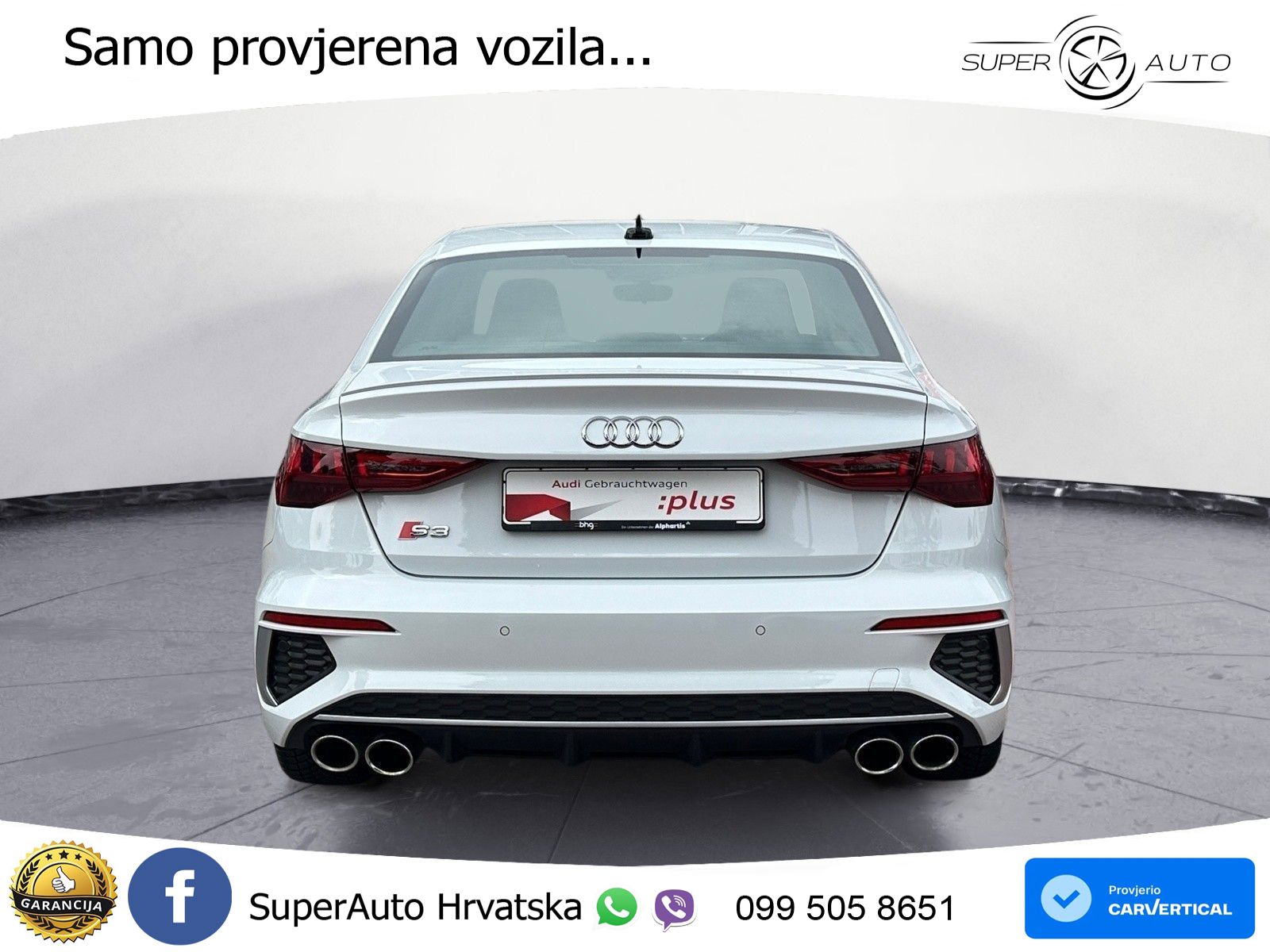 Audi S3 Limuzina 2.0 TFSI (310 KS) quattro S tronic