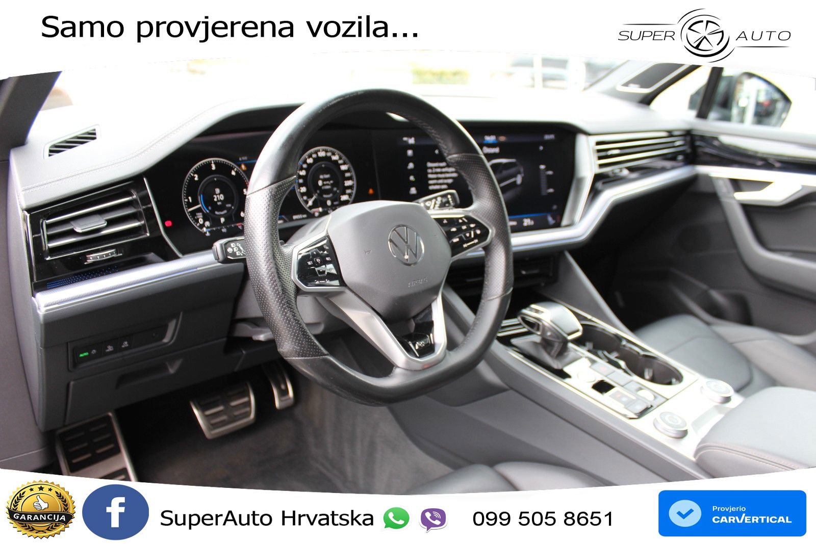 Volkswagen Touareg 3.0 V6 TDI (286 KS) 4MOTION Tiptronic R-Line ZRAČNI+ACC+GR SJED+KAM+PANO