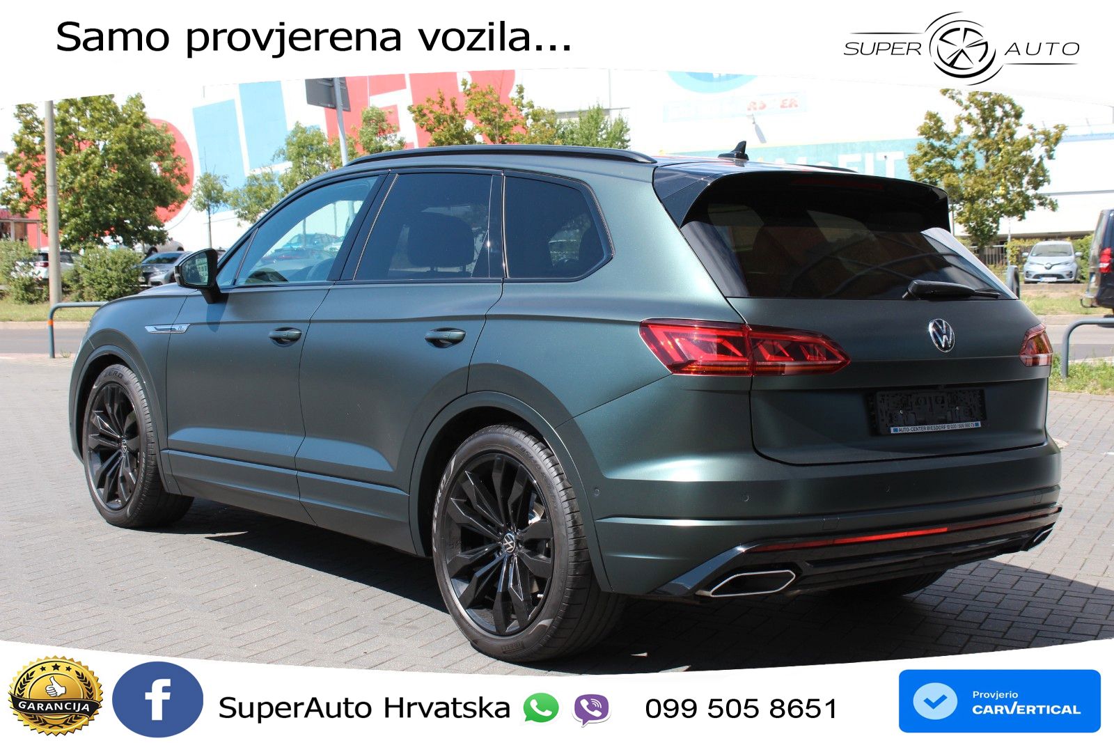 Volkswagen Touareg 3.0 V6 TDI (286 KS) 4MOTION Tiptronic R-Line ZRAČNI+ACC+GR SJED+KAM+PANO