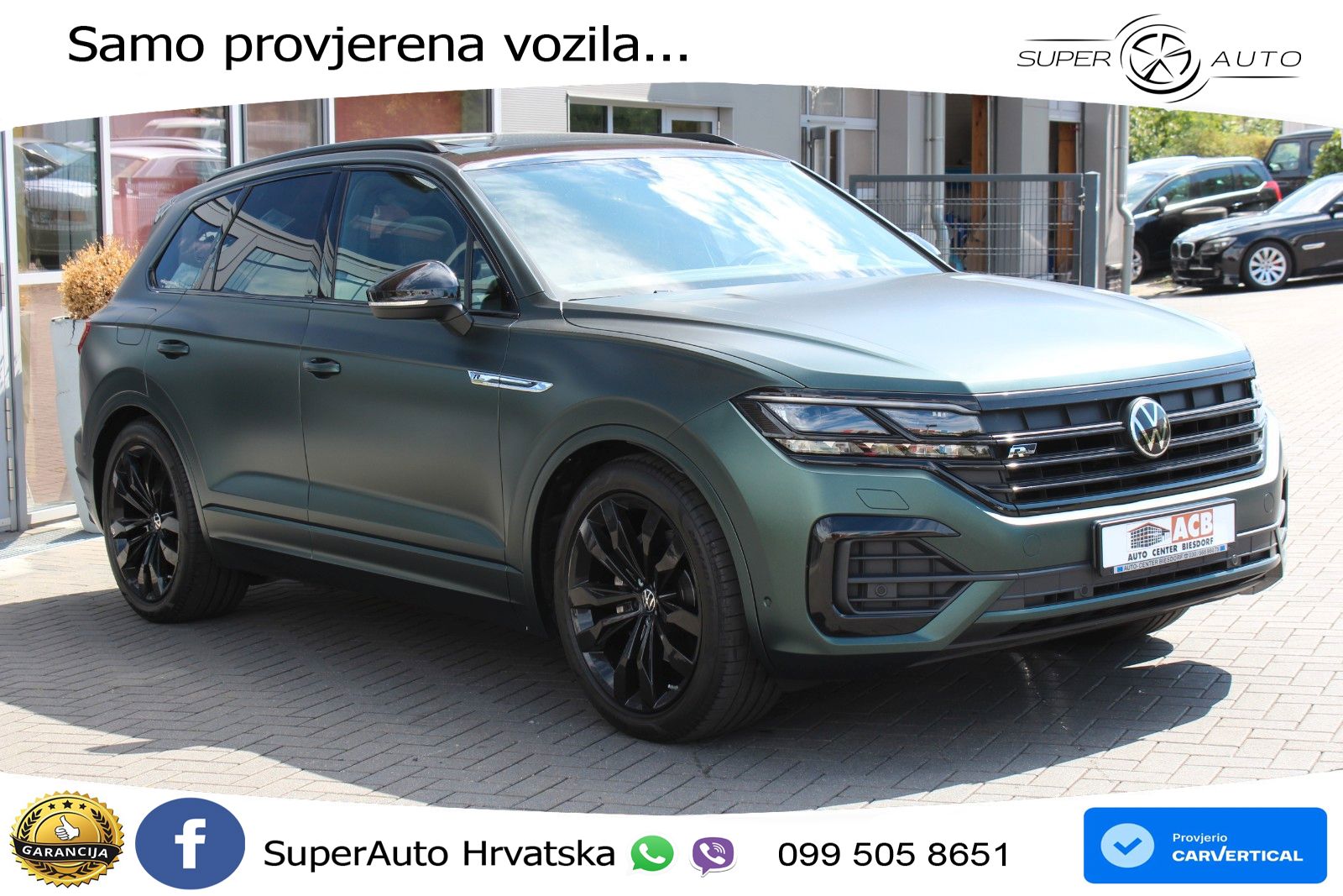 Volkswagen Touareg 3.0 V6 TDI (286 KS) 4MOTION Tiptronic R-Line ZRAČNI+ACC+GR SJED+KAM+PANO