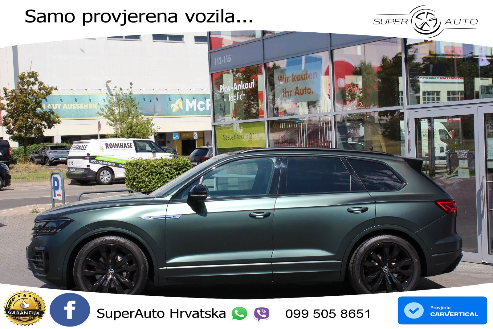 Volkswagen Touareg 3.0 V6 TDI (286 KS) 4MOTION Tiptronic R-Line ZRAČNI+ACC+GR SJED+KAM+PANO