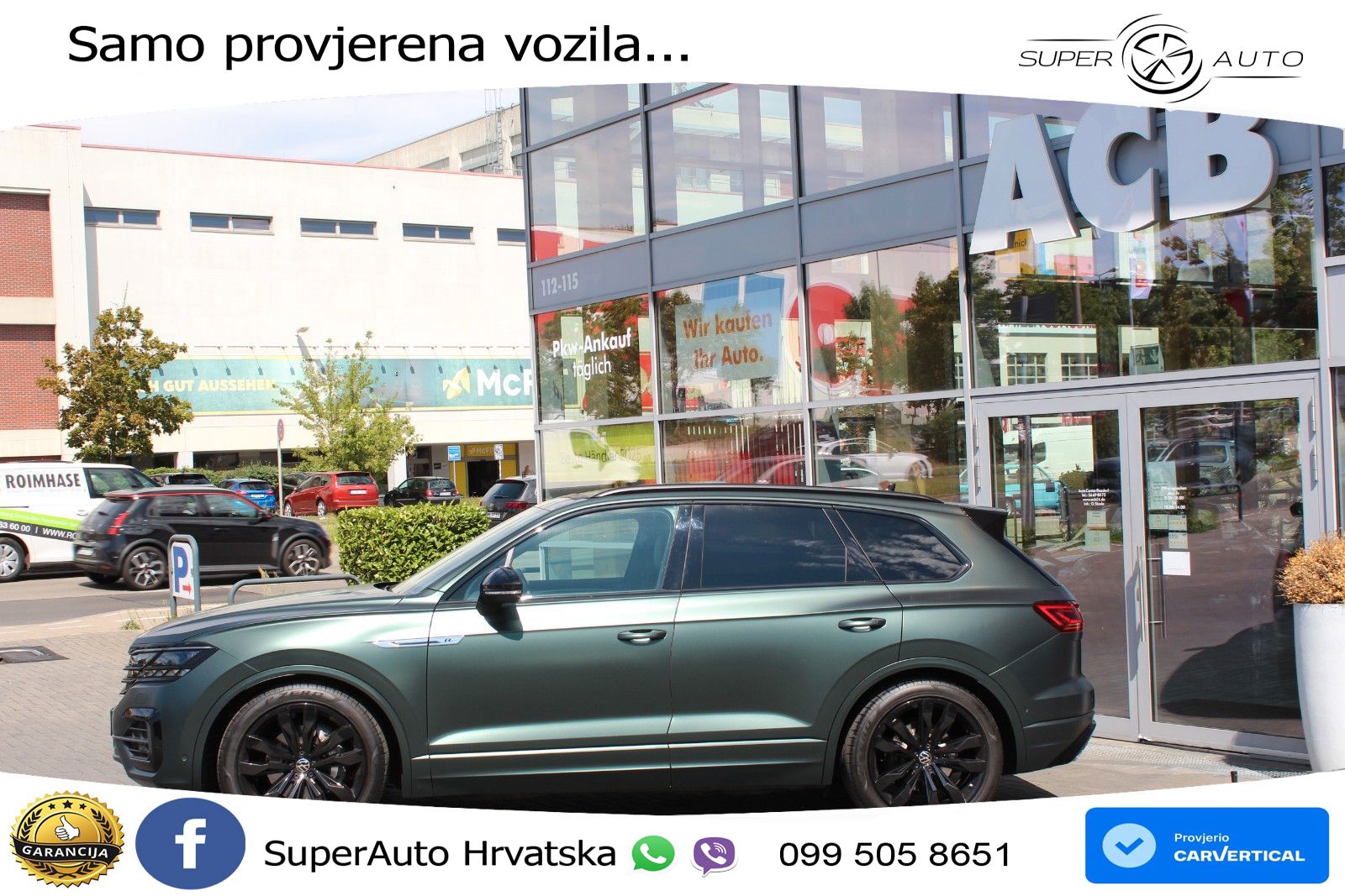 Volkswagen Touareg 3.0 V6 TDI (286 KS) 4MOTION Tiptronic R-Line ZRAČNI+ACC+GR SJED+KAM+PANO