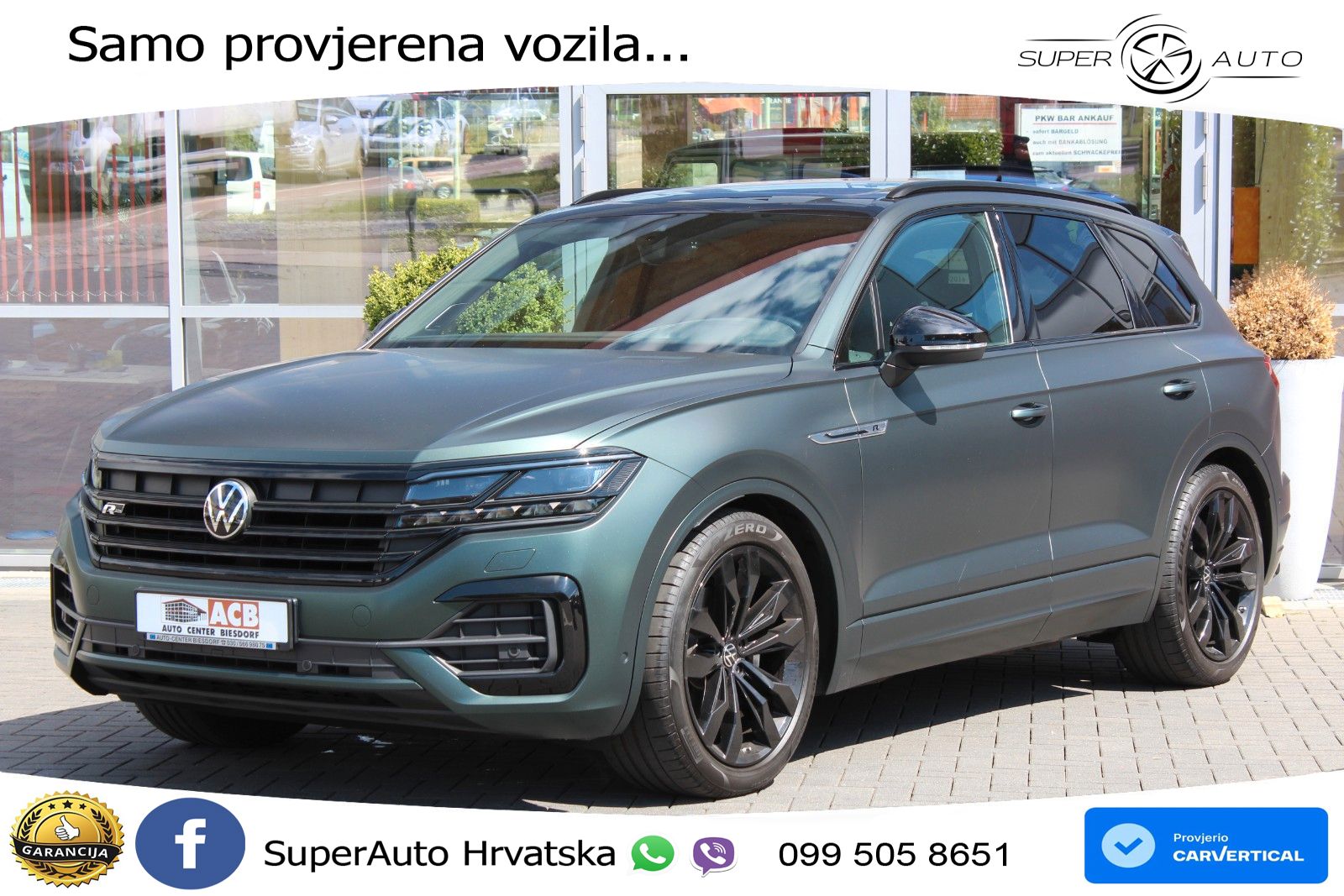 Volkswagen Touareg 3.0 V6 TDI (286 KS) 4MOTION Tiptronic R-Line ZRAČNI+ACC+GR SJED+KAM+PANO