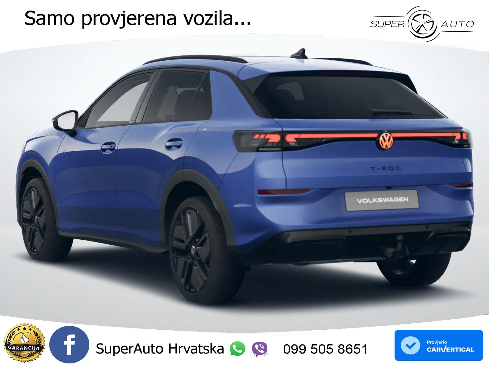 Volkswagen T-Roc 1.5 eTSI (150 KS)  DSG R-Line LED+GR SJED+ACC