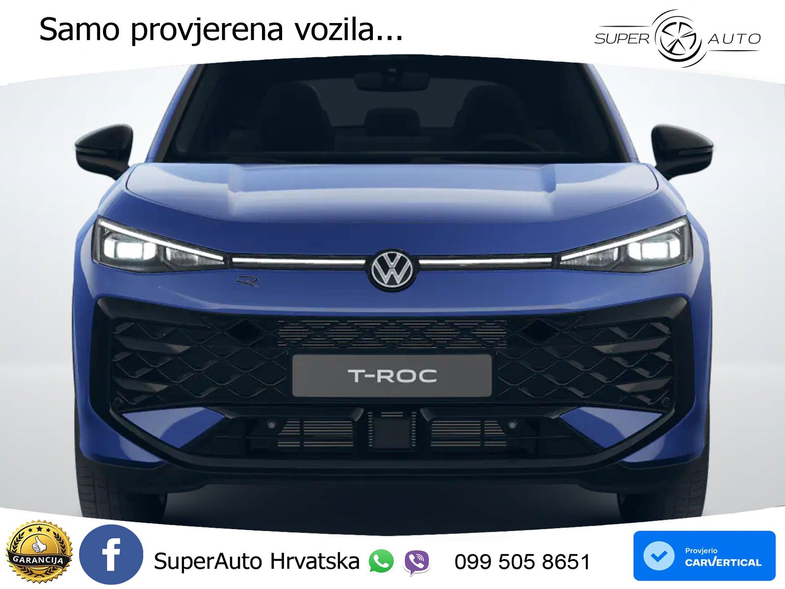 Volkswagen T-Roc 1.5 eTSI (150 KS)  DSG R-Line LED+GR SJED+ACC