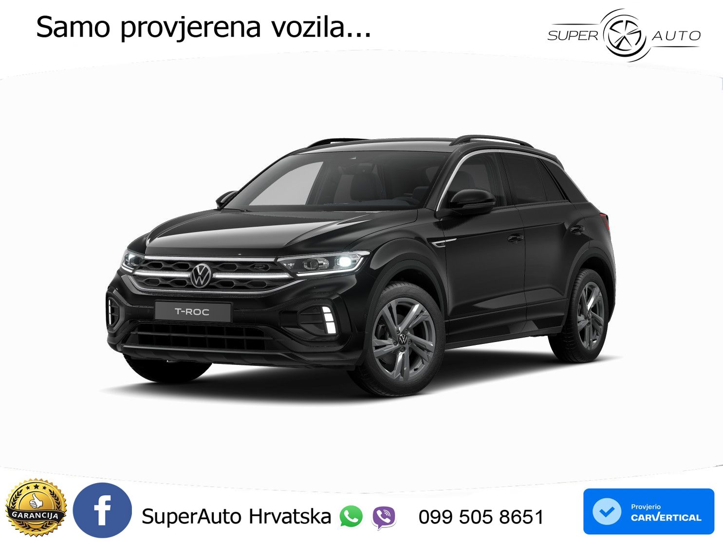 Volkswagen T-Roc 1.5 TSI (150 KS) R-Line MATRIX+GR SJED+KAM