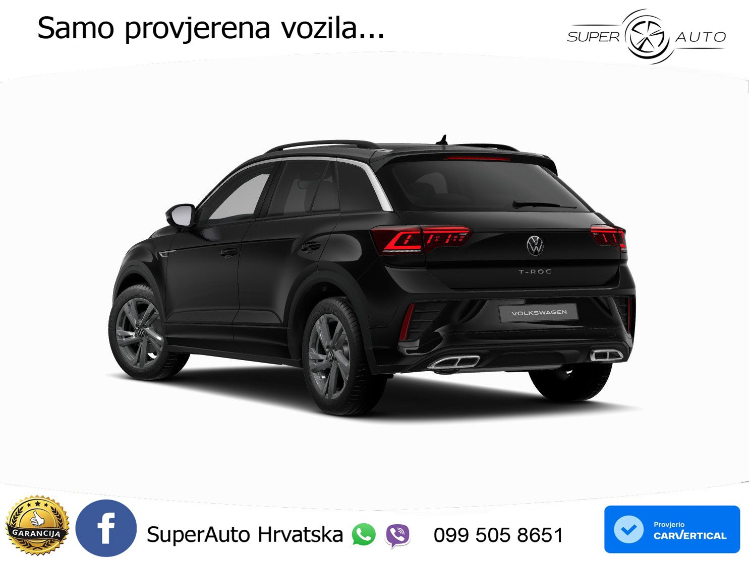 Volkswagen T-Roc 1.5 TSI (150 KS) R-Line MATRIX+GR SJED+KAM