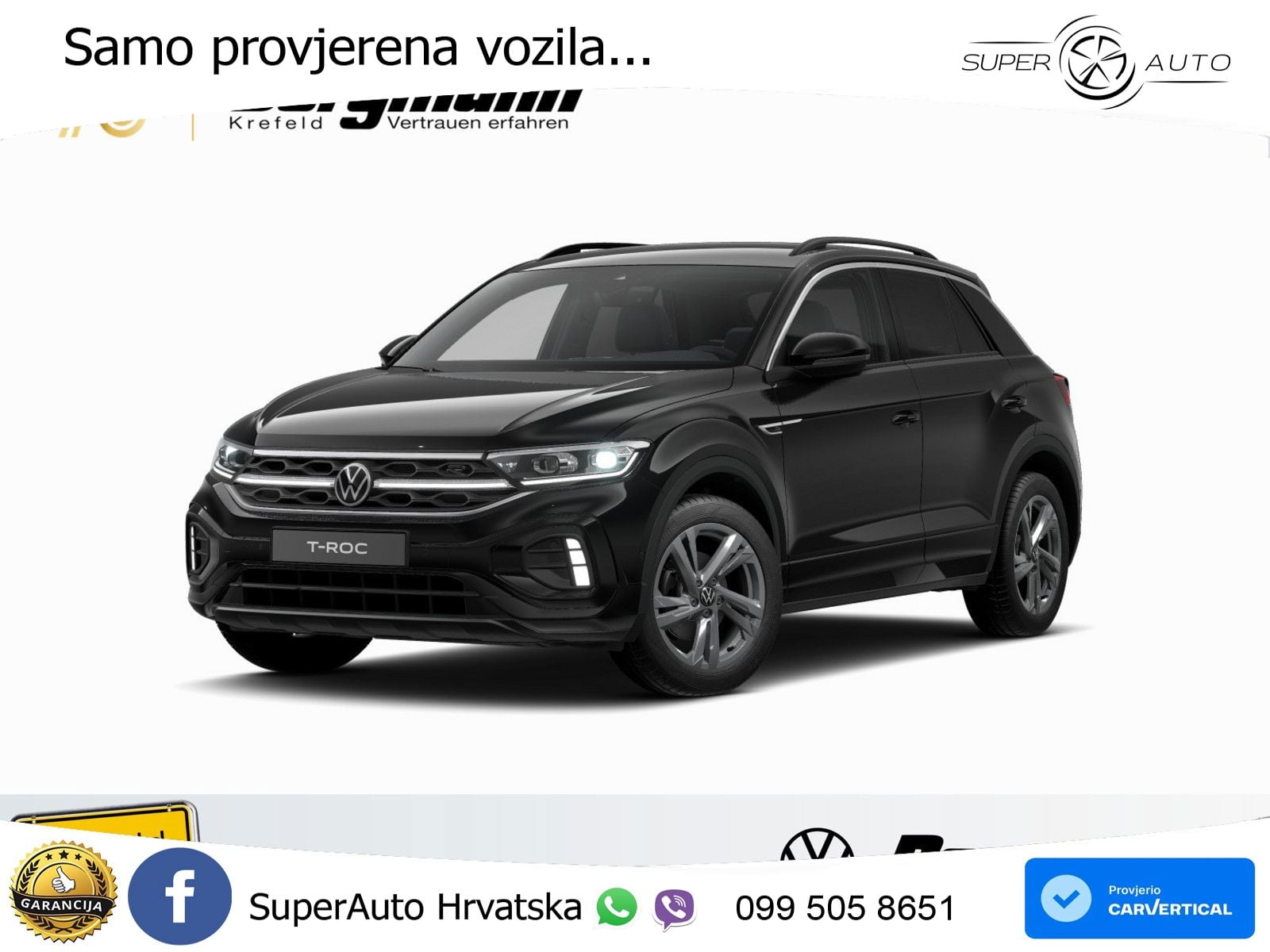 Volkswagen T-Roc 1.5 TSI (150 KS) R-Line MATRIX+GR SJED+KAM