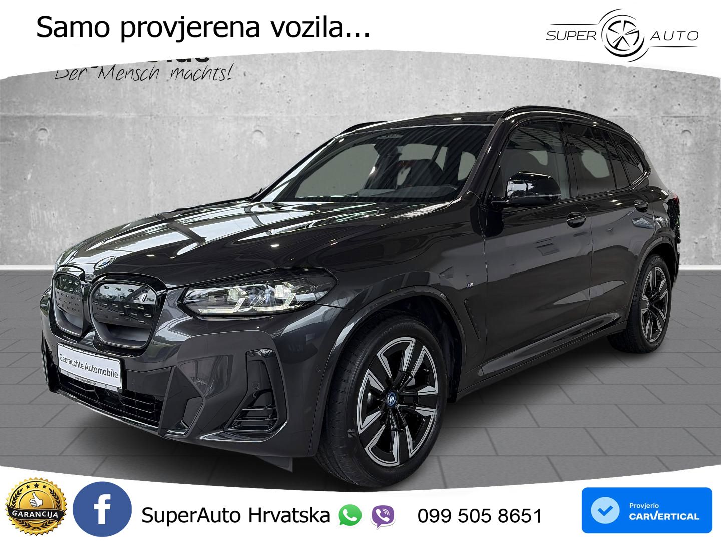 BMW iX3 80 kWh (286 KS)