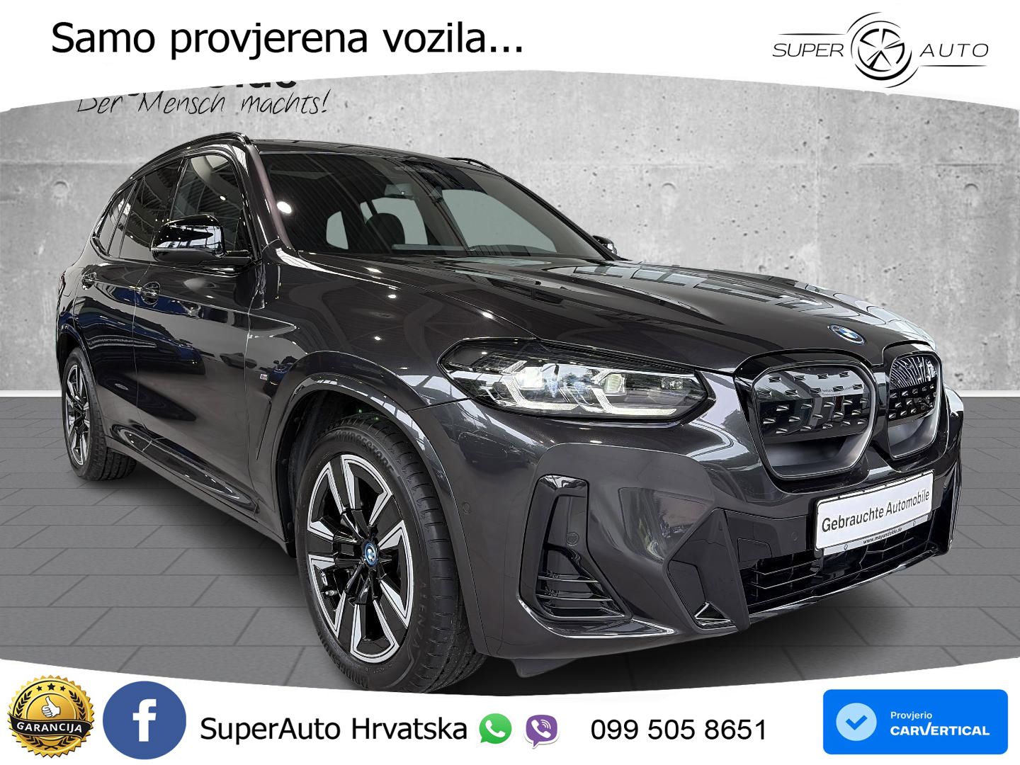 BMW iX3 80 kWh (286 KS)