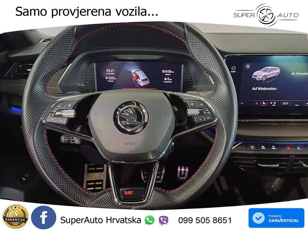 Škoda Octavia Combi RS 2.0 TDI (200 KS) DSG LED+GR SJED+ACC