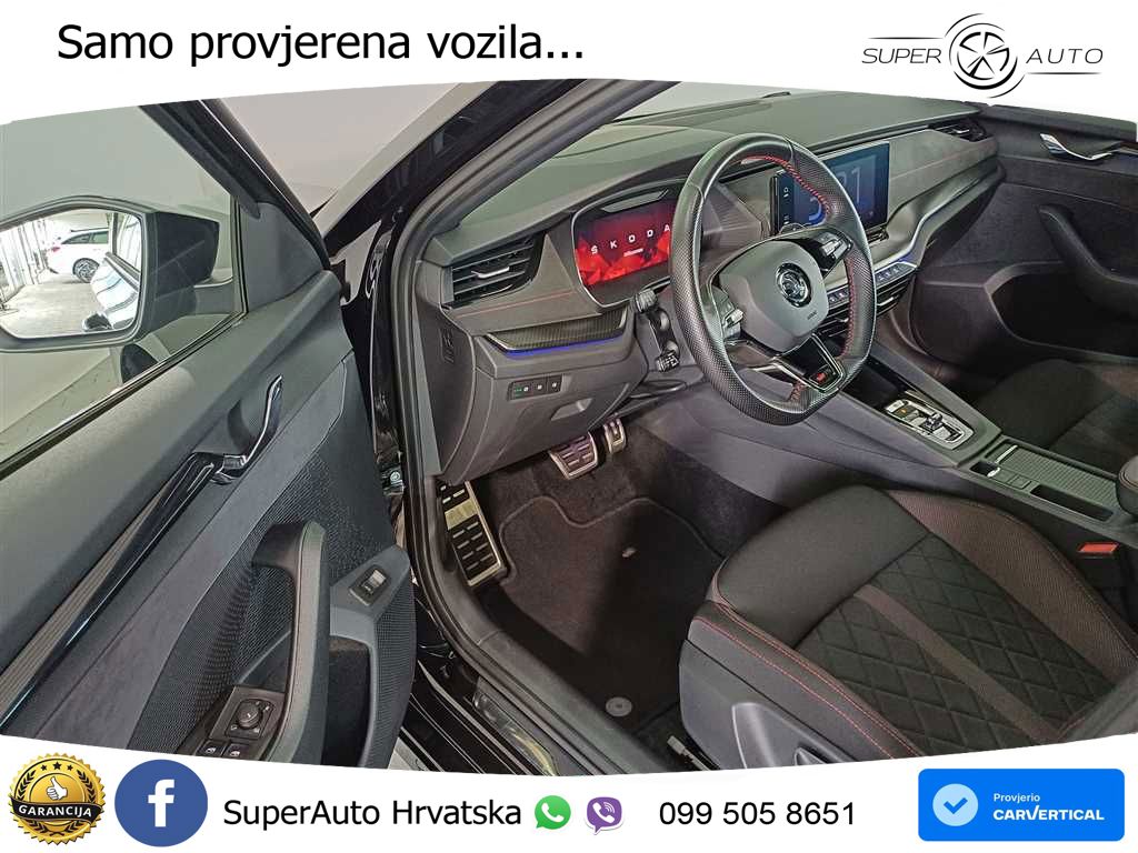 Škoda Octavia Combi RS 2.0 TDI (200 KS) DSG LED+GR SJED+ACC