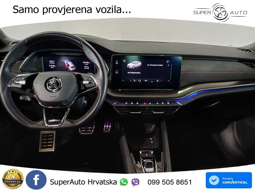 Škoda Octavia Combi RS 2.0 TDI (200 KS) DSG LED+GR SJED+ACC