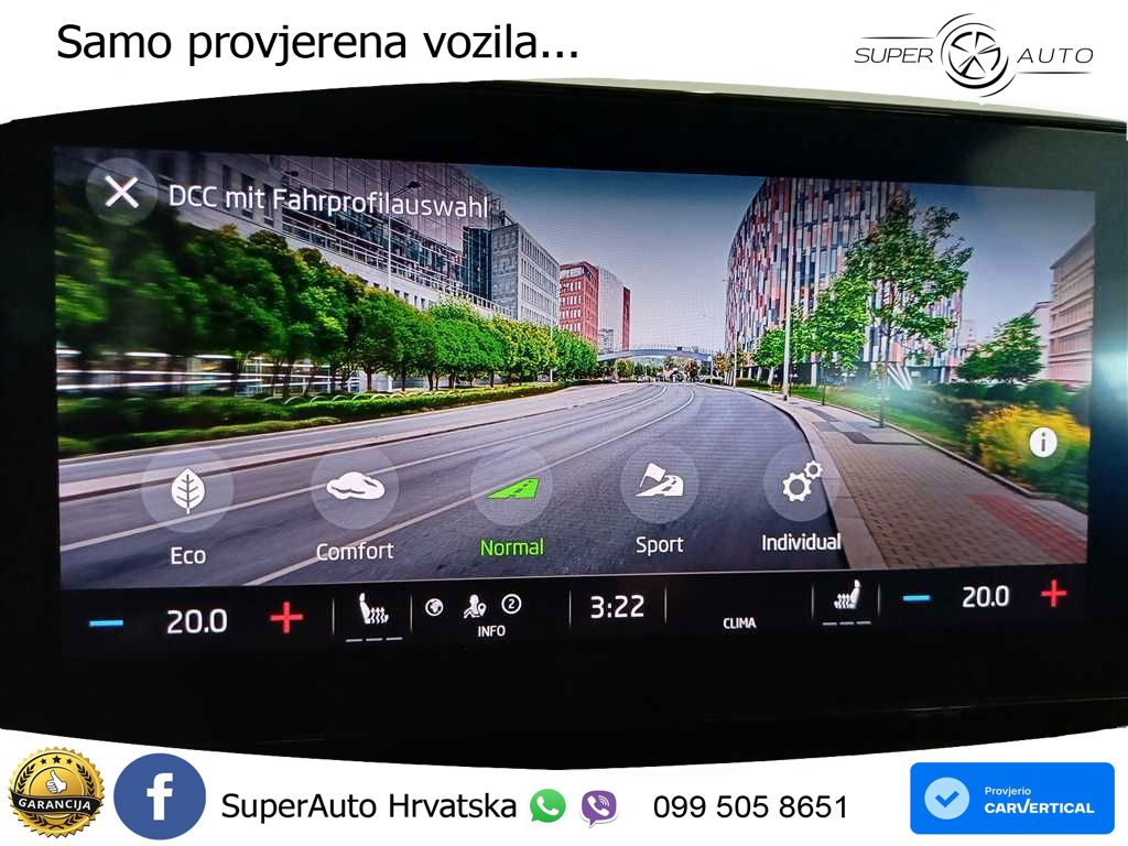 Škoda Octavia Combi RS 2.0 TDI (200 KS) DSG LED+GR SJED+ACC