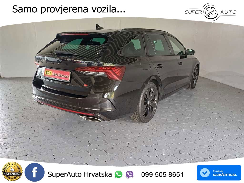 Škoda Octavia Combi RS 2.0 TDI (200 KS) DSG LED+GR SJED+ACC