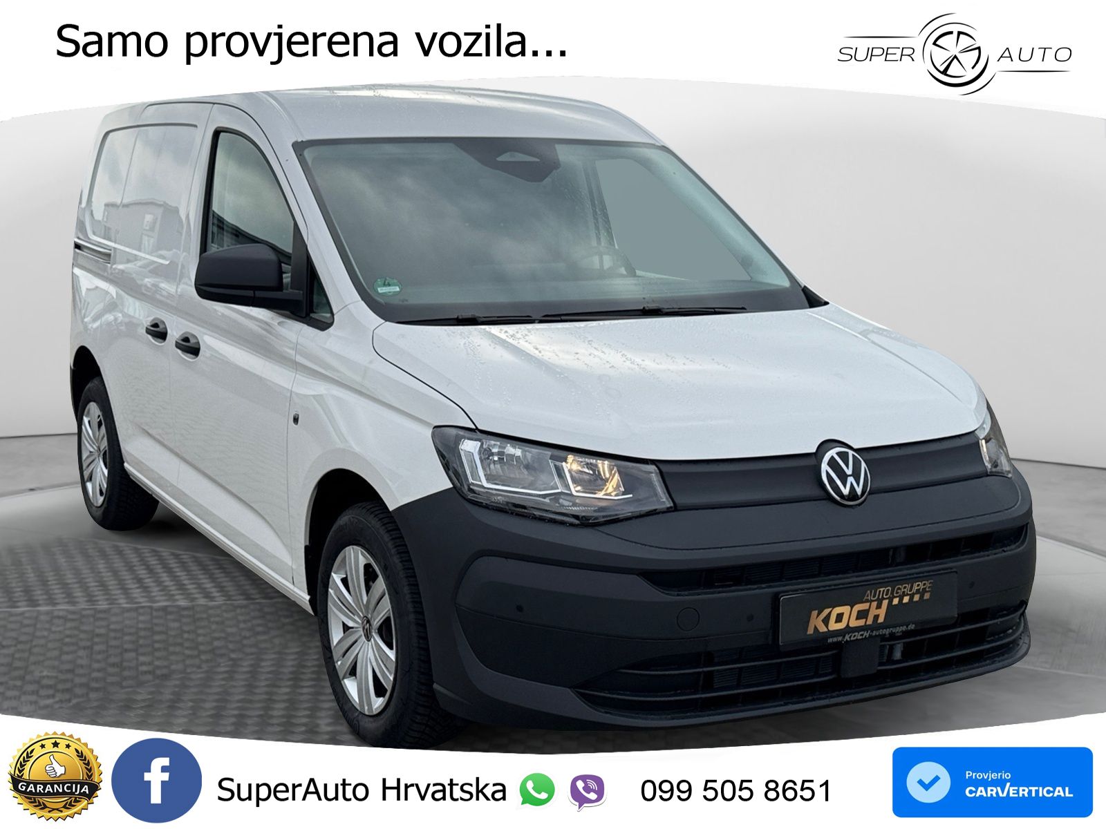 Volkswagen Caddy Cargo TDI 75 kw Klima AHK Shzg PDC 102 KS