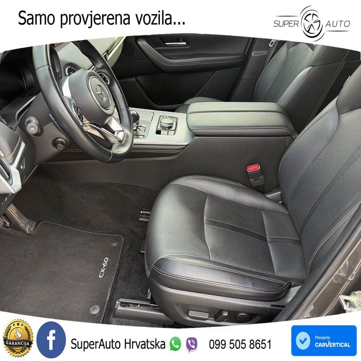 Mazda CX-60 2.5 e-Skyactiv (328 KS) AWD Automatic LED+GR SJED+ACC