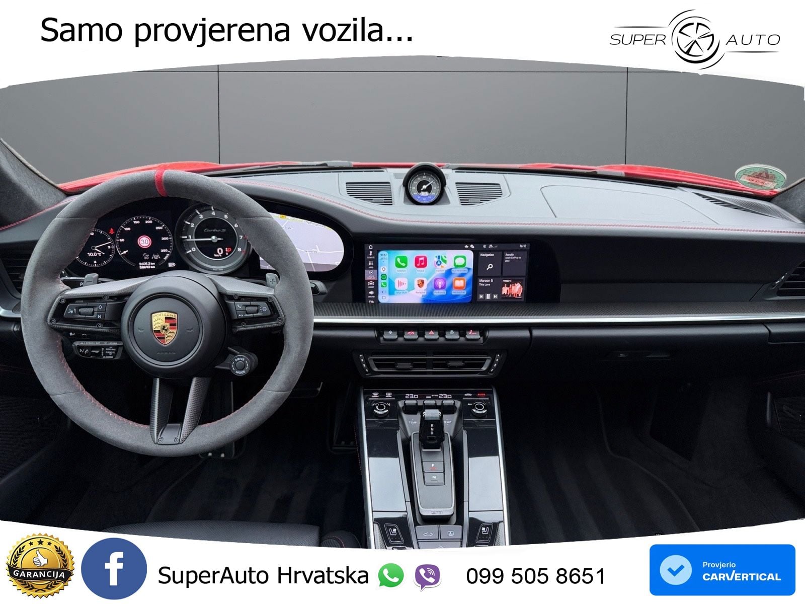 Porsche 911 Turbo S 3.8 (650 KS) PDK ZRAČNI+ACC+GR SJED+KAM+PANO